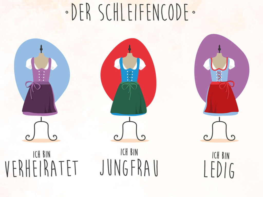 Oktoberfest Schleife rechts