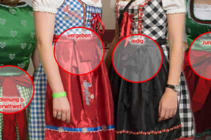 Oktoberfest Schleife rechts